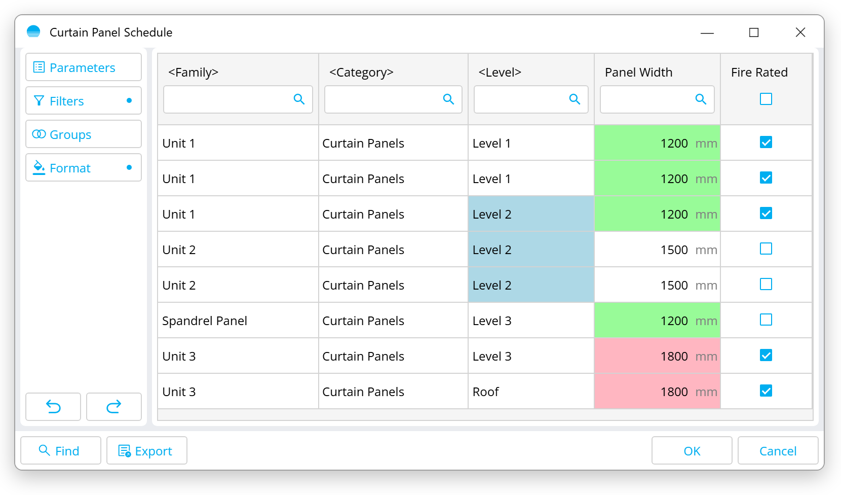 Schedule window